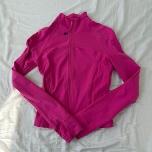 Lululemon Sonic Pink Cropped Nulu Define Jacket